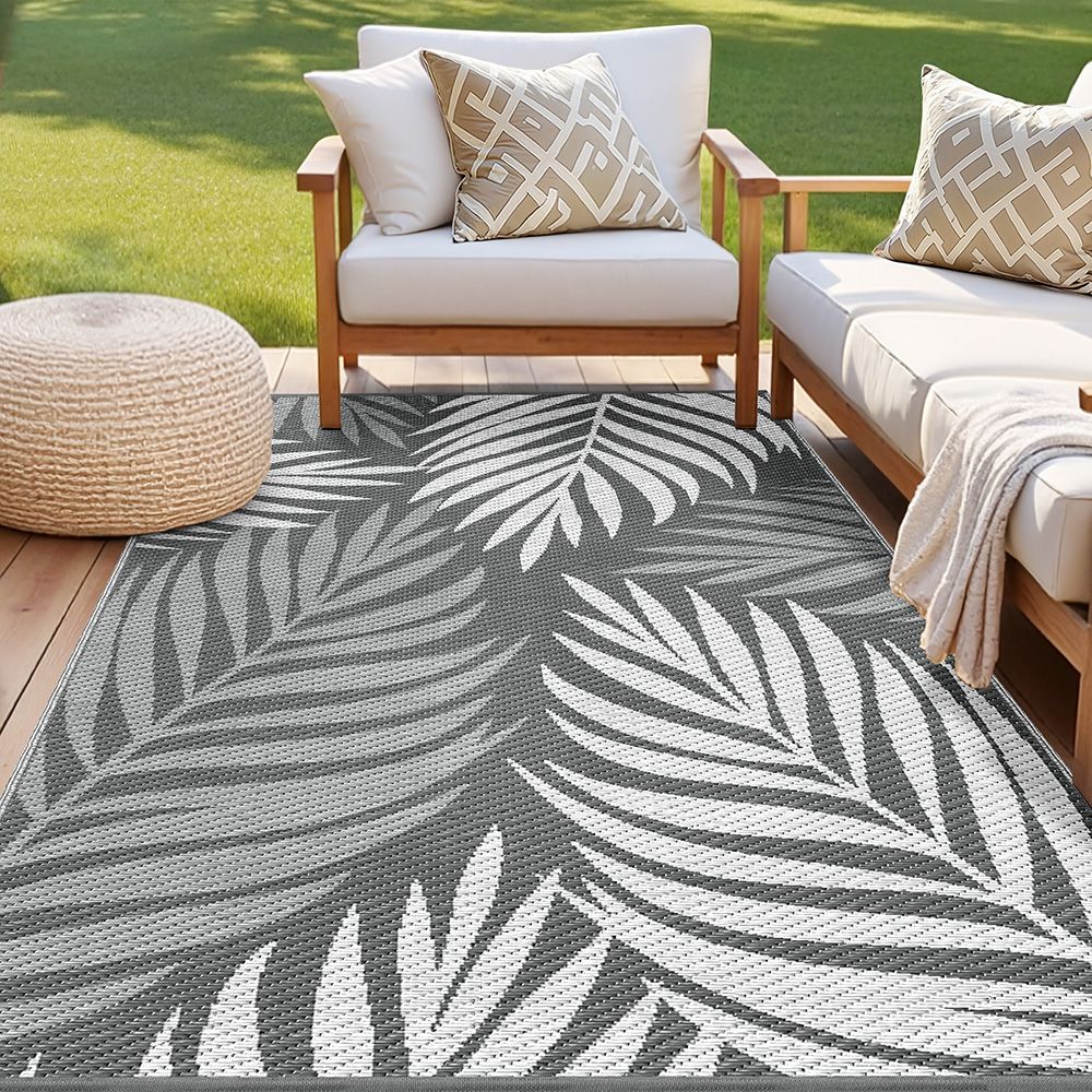 Gardeon Outdoor Rugs 152x244cm Large Carpet Reversible Area Mat PP Dual ...