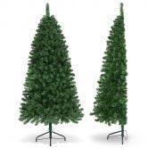 Jingle Jollys Christmas Tree 1.8M LED Corner Xmas Tree Half 8 Modes Multi-color