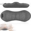 3 in 1 Electric Lumbar Support Pillow with Heat, Adjustable Smooth Spine Back Massager for Lower Back Pressure Relief for Bed and Chair