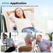 3 in 1 Electric Lumbar Support Pillow with Heat, Adjustable Smooth Spine Back Massager for Lower Back Pressure Relief for Bed and Chair