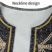 Halloween Demon Costumes Pop Singer Embroidery Coat Top Shorts Costume Dance Stage Outfit Set Size 140cm