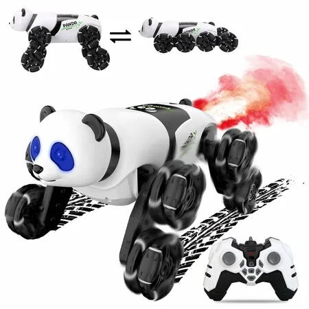 Panda Rc Cars Racing 8WD Panda 2.4GHz Remote Control Stunt Car Deformation 360 Degree Drift ...