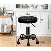 ALFORDSON 2x Salon Stool Round Swivel Barber Hair Dress Chair Gas Lift All Black