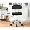 ALFORDSON 2x Salon Stool Backrest Swivel Barber Hair Dress Chair Declan Black