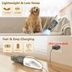 Handheld Vacuum Cordless,16000Pa 160W Car Vacuum Cleaner with LED Screen Portable Cordless Lightweight LED Light Multi-Nozzles for Home Car Office