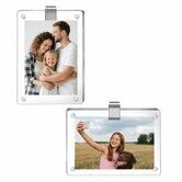 2 Pack Car Visor Photo Clip Visor Photo Frame,Clear Nonslip Strong Stickiness,Auto Accessories & Couple Pet Photos Universal Fit Family Road Trip Memories