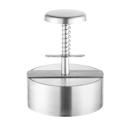 304 Stainless Steel Burger Press 11cm Hamburger Patty Maker,Heavy Duty Stainless Steel Burger Press for Ground Beef,Burgers