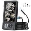 5" IPS Dual Lens Endoscope Camera with Lights,1080P Photo Video Inspection Borescope,IP67 Waterproof Endoscope 5M Industrial Snake Camera