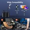 5" IPS Dual Lens Endoscope Camera with Lights,1080P Photo Video Inspection Borescope,IP67 Waterproof Endoscope 5M Industrial Snake Camera