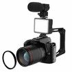 4K Vlogging Camera 64MP Night Vision Digital Camera for Photography with,3in Screen 16X Digital Zoom Camcorders Video Camera with Fill Light Mic Stabilizer