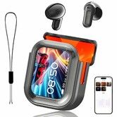 Translation Earbud,5 Translation Modes,LCD Touch Screen,60H Playtime,HiFi Sound,134 Languages AI Translation Earbuds Real Time for Travel,Business (Black)