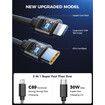 Retractable Car Charger 4 in 1, Fast Car Phone Charger with Cord 2.6ft, USB C and Apple Car Adapter, Compatible with iPhone, Galaxy, Pixel