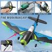 Remote Control Plane Toy, RC Plane P51D Mustang Glider, Remote Control Airplane w/Xpilot Stabilization System Easy to Fly for Beginners