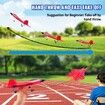 Remote Control Airplane Toys 2.4 GHZ Smart 6-axis Gyro Stabilizer RTF RC Jet Aircraft Easy to Fly Outdoor Toy RC Glider for Beginners (Red)