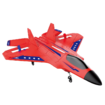 Remote Control Airplane Toys 2.4 GHZ Smart 6-axis Gyro Stabilizer RTF RC Jet Aircraft Easy to Fly Outdoor Toy RC Glider for Beginners (Red)