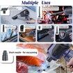 4 in 1 Wireless Car Vacuum,15000PA Portable Rechargeable Vacuum Cleaner,Brushless Motor Air Duster Vacuum for Cleaning Pet Hair,Home