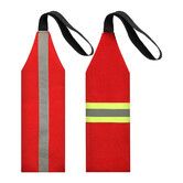 2 Pcs kayak safety flag Reflective Red Canoe Warning Travel Flag with Webbing for Kayak Canoes Towing Safety Accessories Sign Kit
