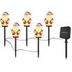 Solar Christmas Pathway Lights Outdoor,Waterproof Led Christmas Santa Lights,Christmas Decorations Outdoor For Yard Patio Walkway Garden Decor