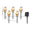Solar Christmas Pathway Lights Outdoor,Waterproof Led Christmas Santa Lights,Christmas Decorations Outdoor For Yard Patio Walkway Garden Decor