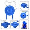2 Pack Universal 2In Toilet Flapper Replacement Kit Durable Rubber & Stainless Steel Chain