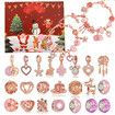 Advent Calendar Bracelet Christmas Countdown Calendar Christmas DIY Bracelets Jewelry Making Kit Christmas Suprise Gift