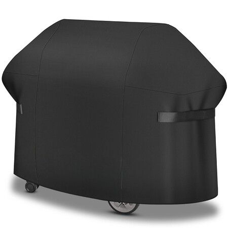 BBQ Cover 165 CM - 7131 Grill Barbecue Cover for Weber Genesis 400 Series 4 Burner Gas Grill Heavy Duty & Waterproof, PU Cover for Weber Genesis E435, E410, E440 (Not Fit 2022 Genesis E-435)