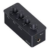Audio SK01 Headphone Amplifier Equalizer Preamp with Bass Midrange Treble Tone Control and Loudness Compensation Portable Class A Analog Amp