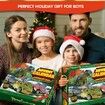 24 Days Monster Truck Christmas Countdown Calendar Pull Back Cars Set for Boys, Christmas Holiday Gift & Party Favor for Dino Lovers