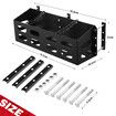 Dual Jerry Gas Can Holder Metal Lockable Fuel Jug Canister Petrol Container Rack Mount Bracket Liquid Carrier Toolbox for Camper Caravan Trailer Black