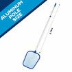 Bestway Swimming Pool Vacuum Cleaner Skimmer Maintenance Kit Floating Leaf Debris Surface Net Head Hose 2.79m Aluminium Pole Adapters Above In Ground