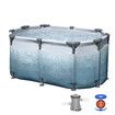 Bestway Bathtub Portable Freestanding Recovery Spa Ice Bath Tub Massage Athletes Cold Water Soaking Shower Outdoor Plunge Lid Pump Filter 150x90x65cm