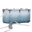 Bestway Bathtub Portable Freestanding Recovery Spa Ice Bath Tub Massage Athletes Cold Water Soaking Shower Outdoor Plunge Lid Pump Filter 150x90x65cm