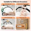 LED Beauty Floor Lamp Fill Light Half Moon for Lash Extensions Salon Tattoo Eyelash Spa Facial Nail Skincare Makeup Tool Adjustable Brightness Remote