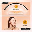 LED Beauty Floor Lamp Fill Light Half Moon for Lash Extensions Salon Tattoo Eyelash Spa Facial Nail Skincare Makeup Tool Adjustable Brightness Remote