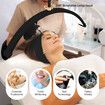 LED Beauty Floor Lamp Fill Light Half Moon for Lash Extensions Salon Tattoo Eyelash Spa Facial Nail Skincare Makeup Tool Adjustable Brightness Remote