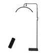LED Beauty Floor Lamp Fill Light Half Moon for Lash Extensions Salon Tattoo Eyelash Spa Facial Nail Skincare Makeup Tool Adjustable Brightness Remote
