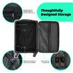 4 Piece Luggage Set Travel Suitcases Soft Shell Carry On Checked Cabin Case TSA Lock Travelling Bags Expandable Storage Hand Baggage Rolling Wheels