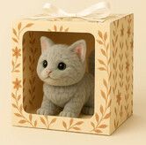 Realistic Cat Toy Sound Motion Interactive Lifelike Kitten Christmas kids Present COL Grey