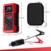 Car Jump Starter Pack 4IN1 12V Auto Tyre Inflator Battery Charger Portable Handheld Power Bank Compact Air Compressor Pump Booster Jumper LED Lights