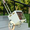 Foldable Shopping Cart Trolley Dolly Basket Stair Climbing Utility Crate Luggage Grocery Storage Rolling Stairs Personal Granny Travel Market Camping