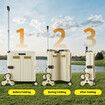 Foldable Shopping Cart Trolley Dolly Basket Stair Climbing Utility Crate Luggage Grocery Storage Rolling Stairs Personal Granny Travel Market Camping