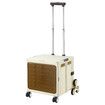 Foldable Shopping Cart Trolley Dolly Basket Stair Climbing Utility Crate Luggage Grocery Storage Rolling Stairs Personal Granny Travel Market Camping