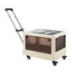 Shopping Cart Foldable Trolley Dolly Grocery Basket Crate Wheeled Storage Box Bag Picnic Table Utility Market Granny Camping Travel Swivel Portable