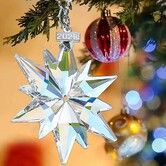 2025 Annual Christmas Ornaments Crystal Snowflake Star,Sparkly Crystal Ornament for Christmas Tree,Beautiful Ornaments for Women Girls