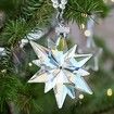 2025 Annual Christmas Ornaments Crystal Snowflake Star,Sparkly Crystal Ornament for Christmas Tree,Beautiful Ornaments for Women Girls