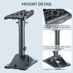 Starlink Gen 3 Mount Kit, Heavy Duty Aluminum Roof, Wall Mount Accessories for Starlink V3, 5.5inch x 8.8inch Stable Base, 90 Degree Tool Free Tilt