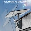 Starlink Gen 3 Mount Kit, Heavy Duty Aluminum Roof, Wall Mount Accessories for Starlink V3, 5.5inch x 8.8inch Stable Base, 90 Degree Tool Free Tilt