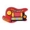 2 in 1 Musical Instruments Piano Toy Electric Guitars with Strap Music Toys for Boys Girls Gifts (Red)