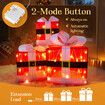 Christmas Lights LED Lighted Gift Boxes Tree Decorations Outdoor Indoor Light Up Presents Ornaments Warm White Fairy Lighting Wedding Holiday Garden