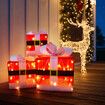 Christmas Lights LED Lighted Gift Boxes Tree Decorations Outdoor Indoor Light Up Presents Ornaments Warm White Fairy Lighting Wedding Holiday Garden